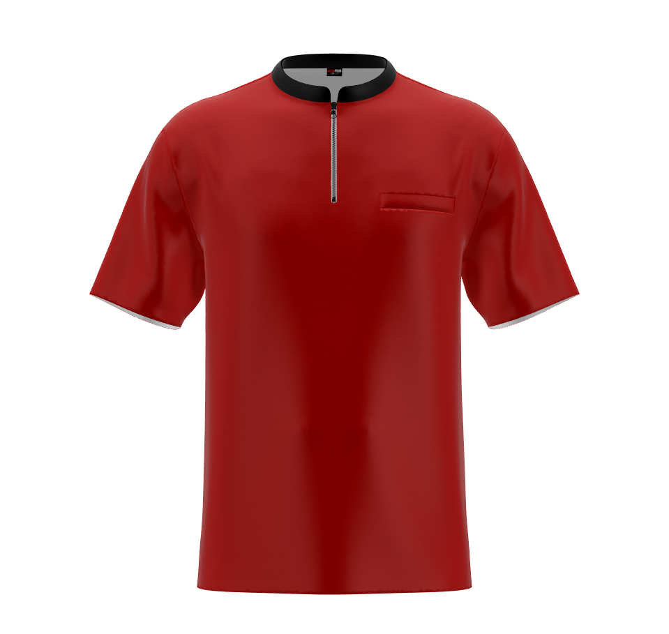 Poloshirt mit Sportkragen und Brusttasche