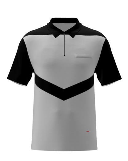 poloshirt polohemd mit reißverschluss konfigurierbar aus polyester für sport billard dart volleyball fußball handball