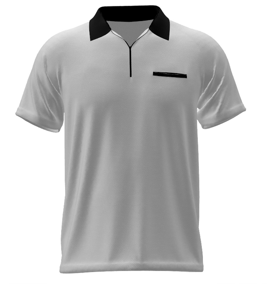 Zipper Polo Shirt