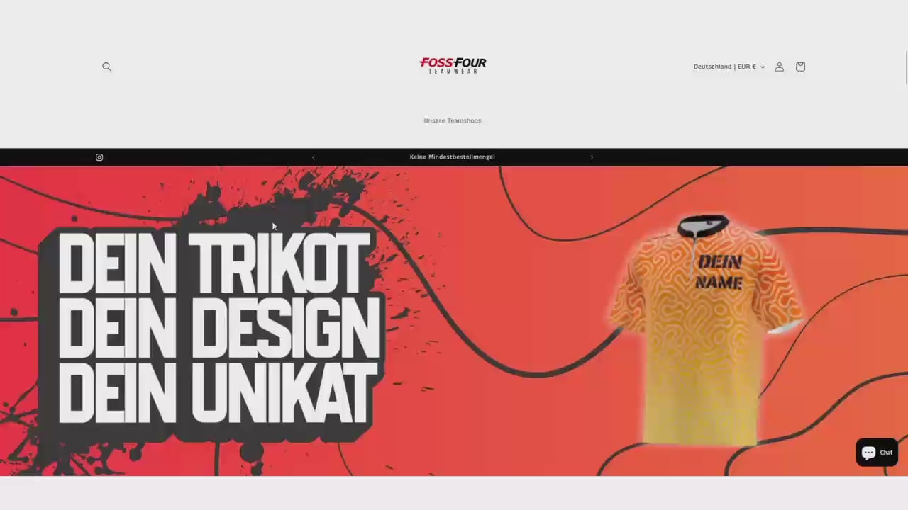 Video laden: in dem video wird mittels einer gesprochenen audiospur und passenden untertiteln erklärt, wie man den 3d trikot konfigurator richtig nutzt.